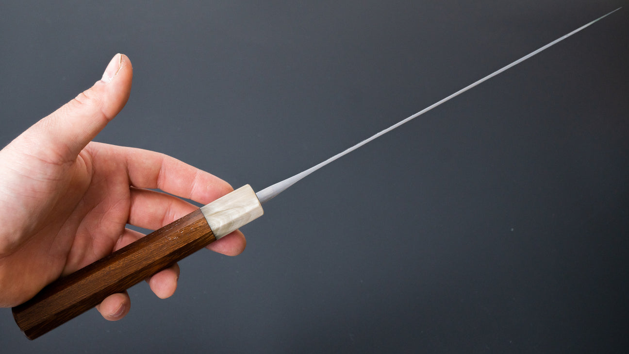 Jiro Tsuchime Wa Sujihiki 240 mm Taihei Tagayasan-handvat (#340)