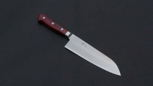 Hitohira TP Santoku 170mm Wine Pakka Handle
