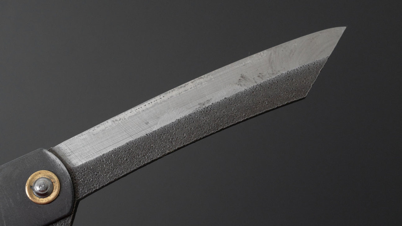 Higonokami Mono Folding Knife Large Iron Handle (Black Handle)