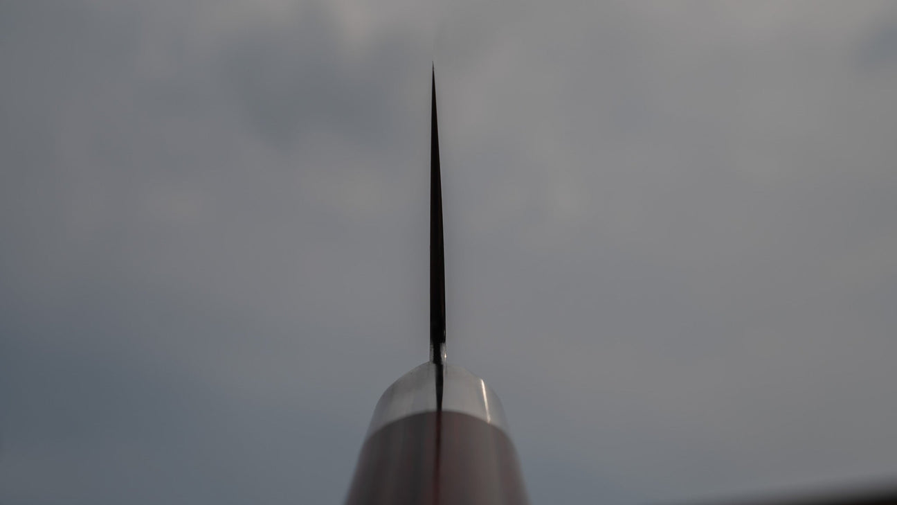 Hitohira TP Santoku 170mm Wine Pakka Handle