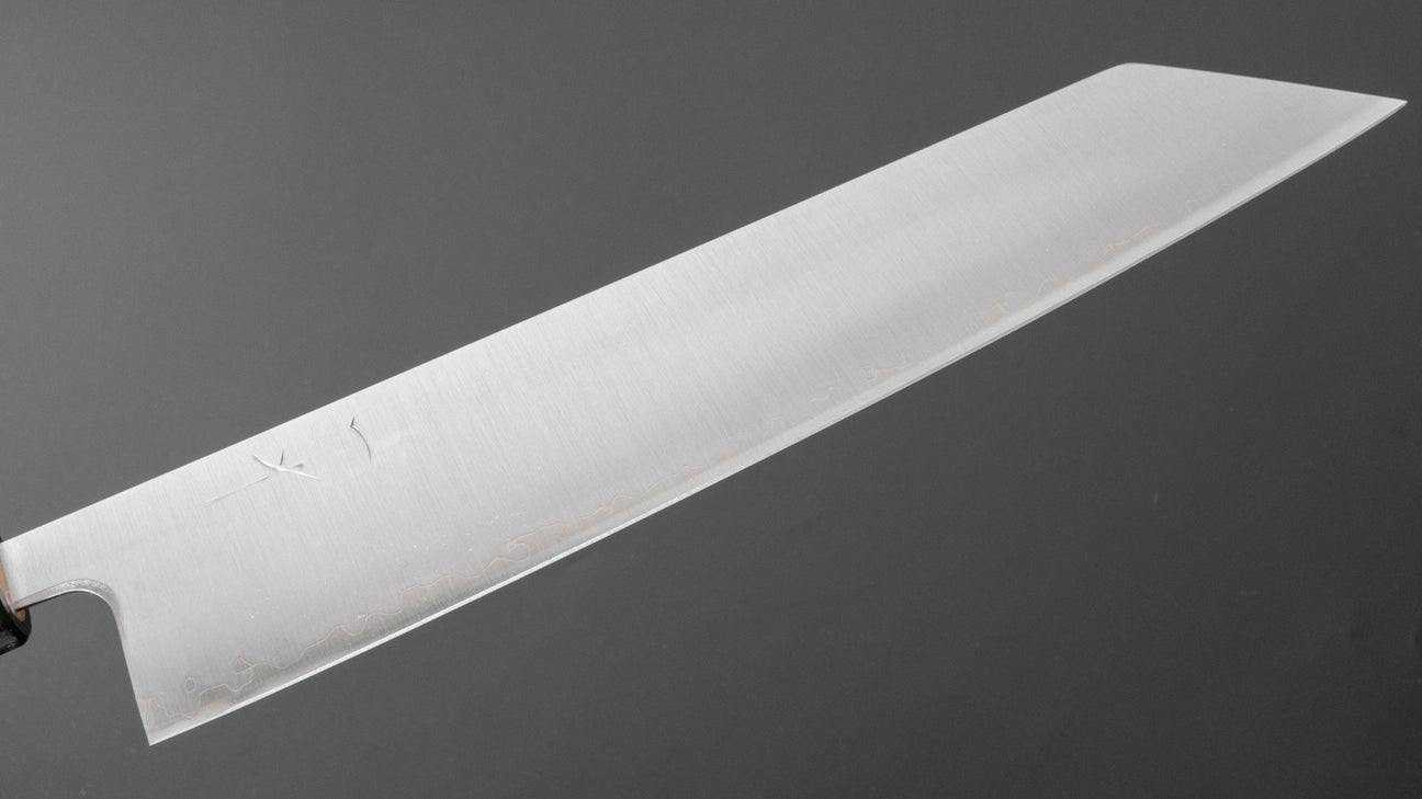 Hitohira Futana SB Migaki Kiritsuke Gyuto 240 mm kersenhouten handvat 