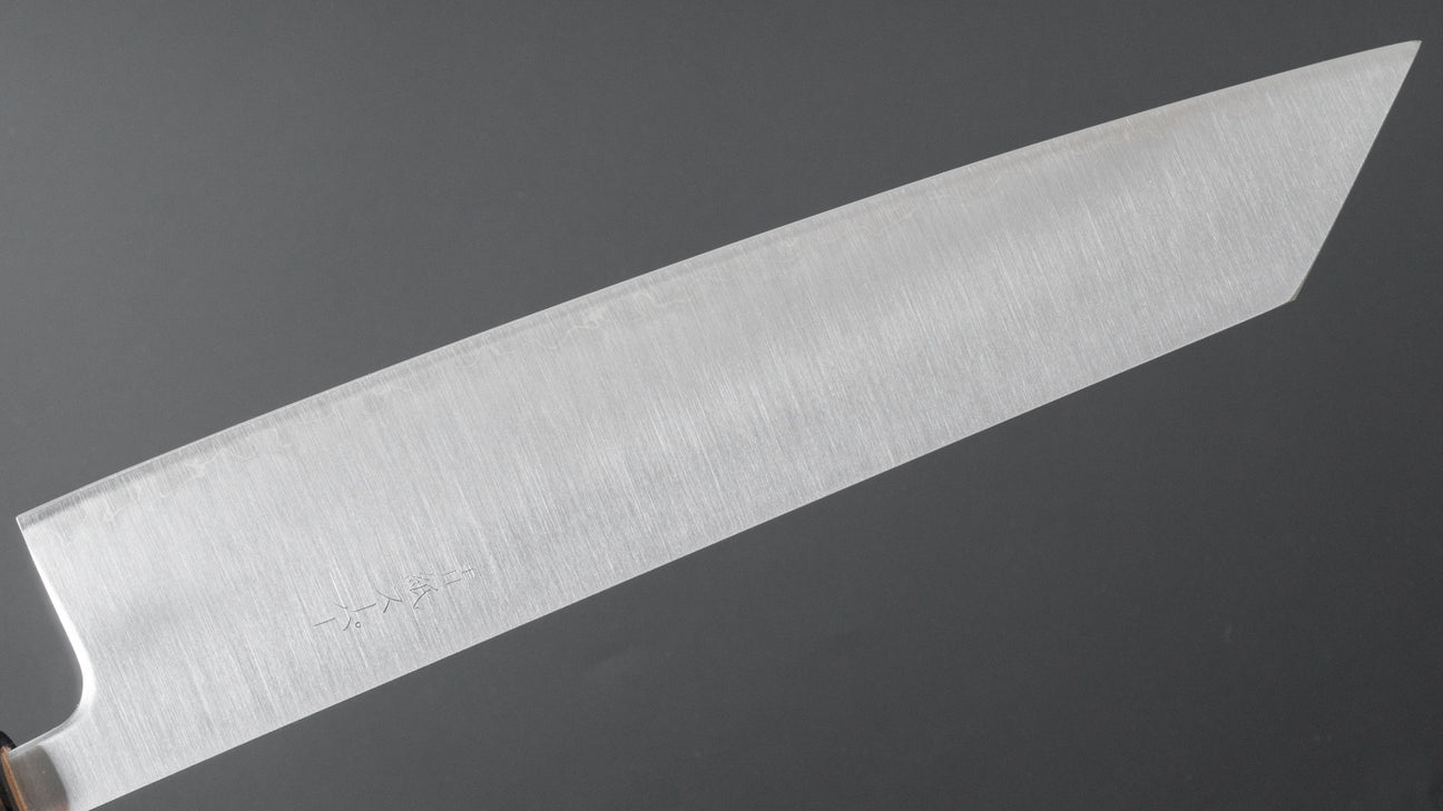 Hitohira Futana SB Migaki Kiritsuke Gyuto 240 mm kersenhouten handvat 