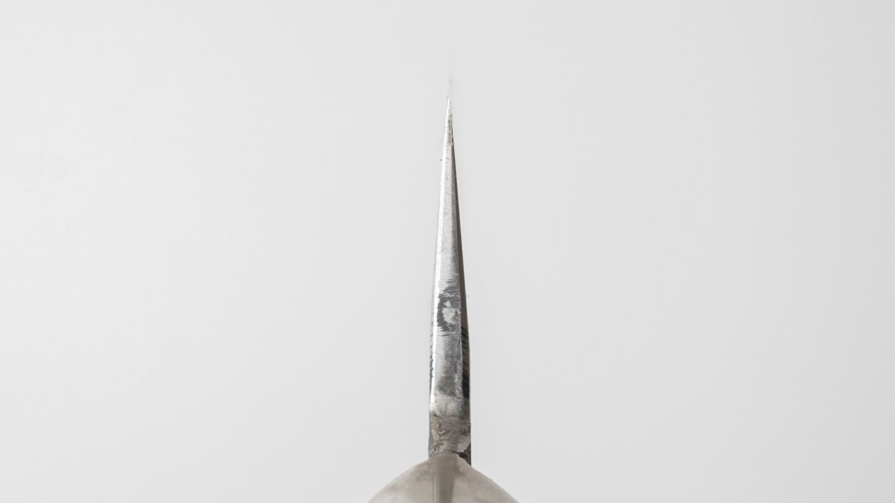 Morihei Hisamoto Kurouchi White #1 Petty 135mm Pakka Handle (Fine Finish)