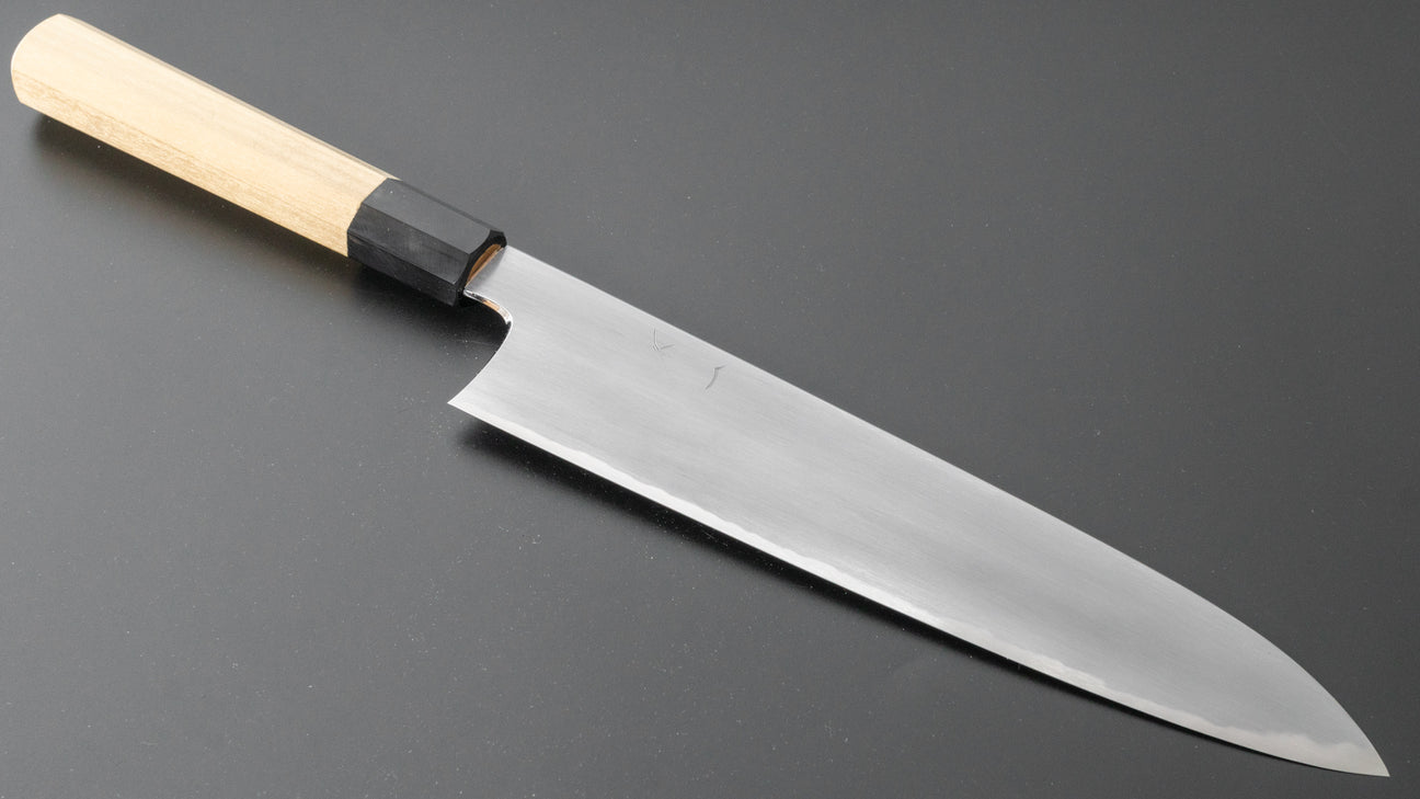 Hitohira Gorobei Rikichi Blue #2 Kasumi Gyuto 240mm Ho Wood Handle