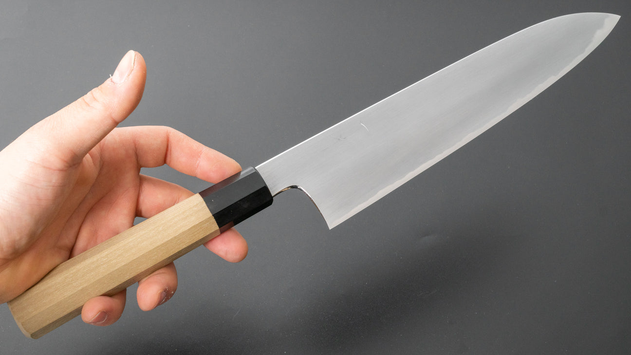 Hitohira Gorobei Rikichi Blue #2 Kasumi Gyuto 240mm Ho Wood Handle