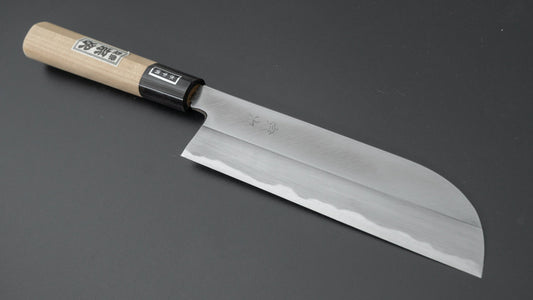 Morihei Munetsugu Wit #2 Kamagata Usuba 180 mm Ho houten handvat