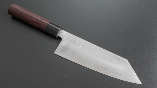 Hitohira Setsu Forged VG-10 Damascus Bunka 170mm Wood Handle
