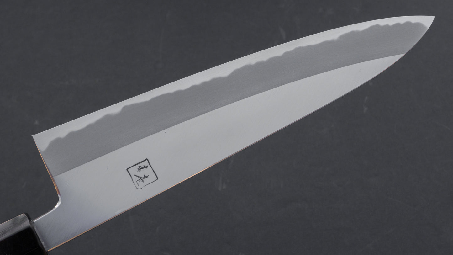 Hitohira Tanaka Kyuzo Blue #1 Migaki Gyuto 210mm Ziricote Handle