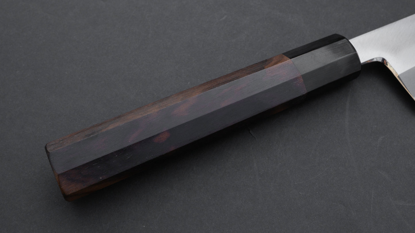 Hitohira Tanaka Kyuzo Blue #1 Migaki Gyuto 210mm Ziricote Handle