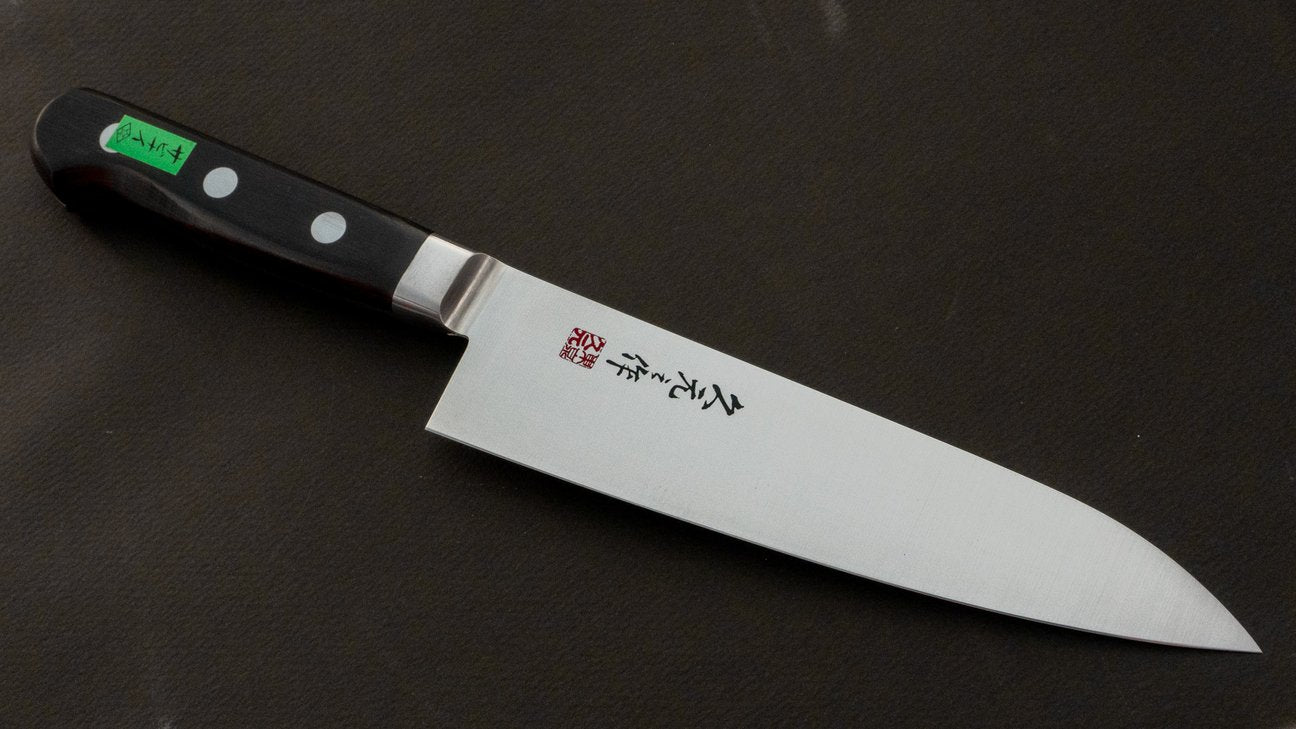 Morihei Hisamoto INOX Gyuto 180mm Pakka Handle