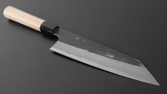 Hitohira Togashi Wit #2 Kurouchi Kiritsuke Gyuto 210 mm Ho houten handvat