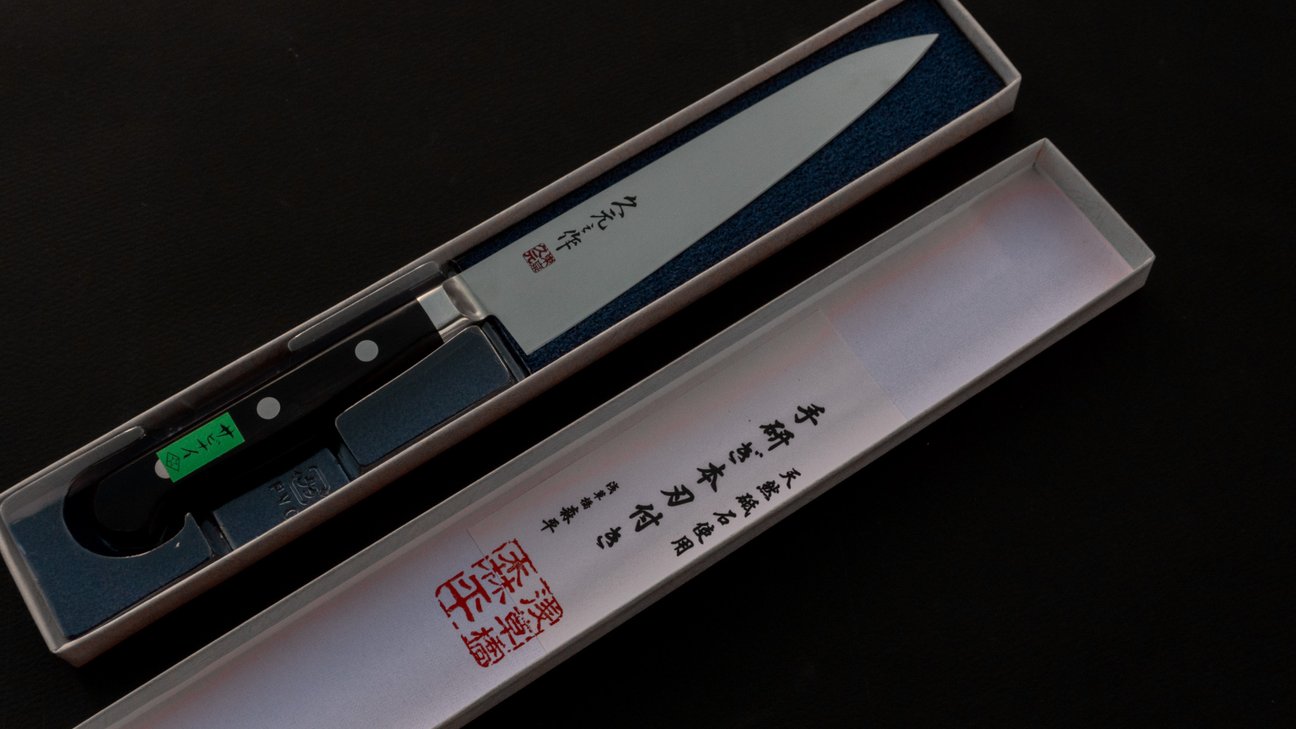 Morihei Hisamoto INOX Petty 150 mm Pakka-handvat 