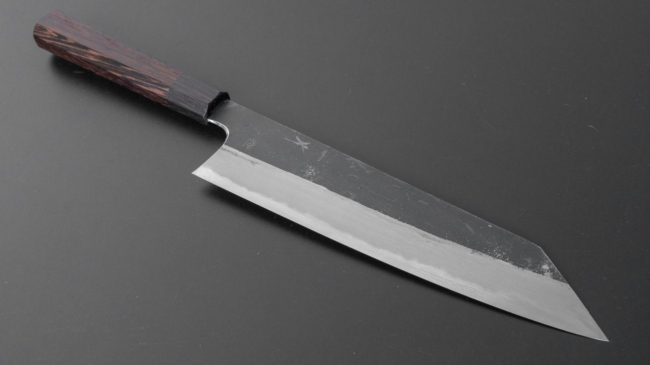 Hitohira Togashi Wit #2 Kurouchi Kiritsuke Gyuto 240 mm Tagayasan-handvat