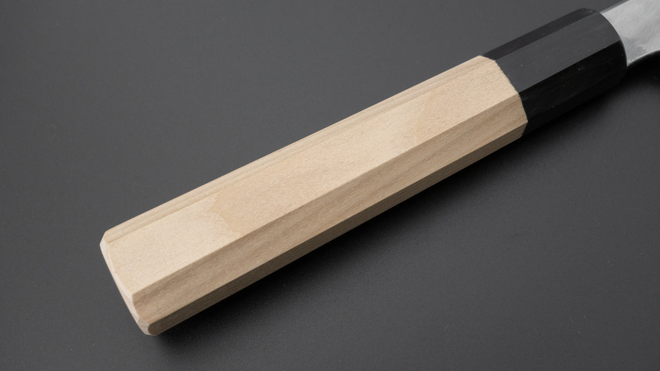 Hitohira Kikuchiyo Ren Zilver #3 Gyuto 240 mm Ho houten handvat