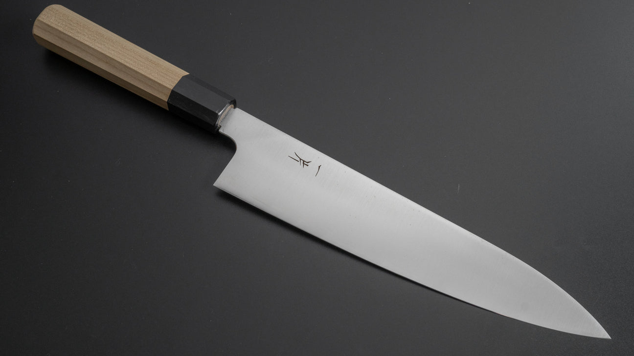 Hitohira FJ VG-10 Gyuto 240 mm Ho houten handvat (Wa)