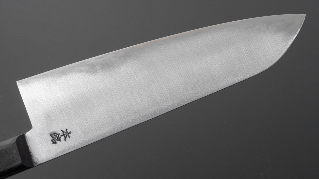 Kogetsu Carbon Santoku 180 mm Pakka-handgreep (geen bolster) 