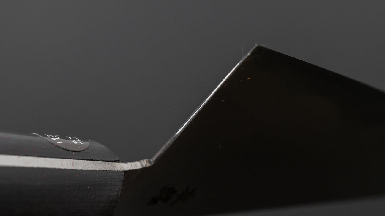 Kogetsu Carbon Santoku 180 mm Pakka-handgreep (geen bolster) 