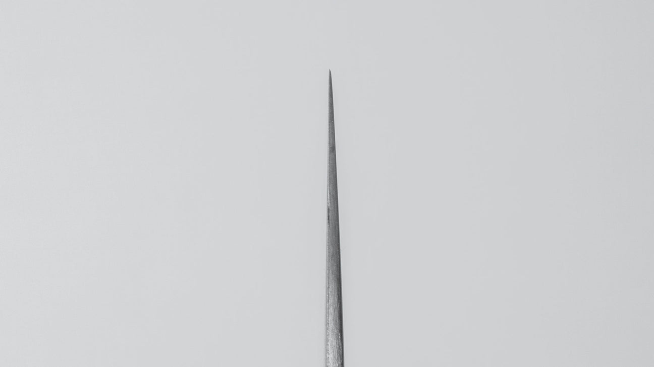 Kogetsu Carbon Honesuki Maru 150 mm Pakka-handgreep (geen bolster) 