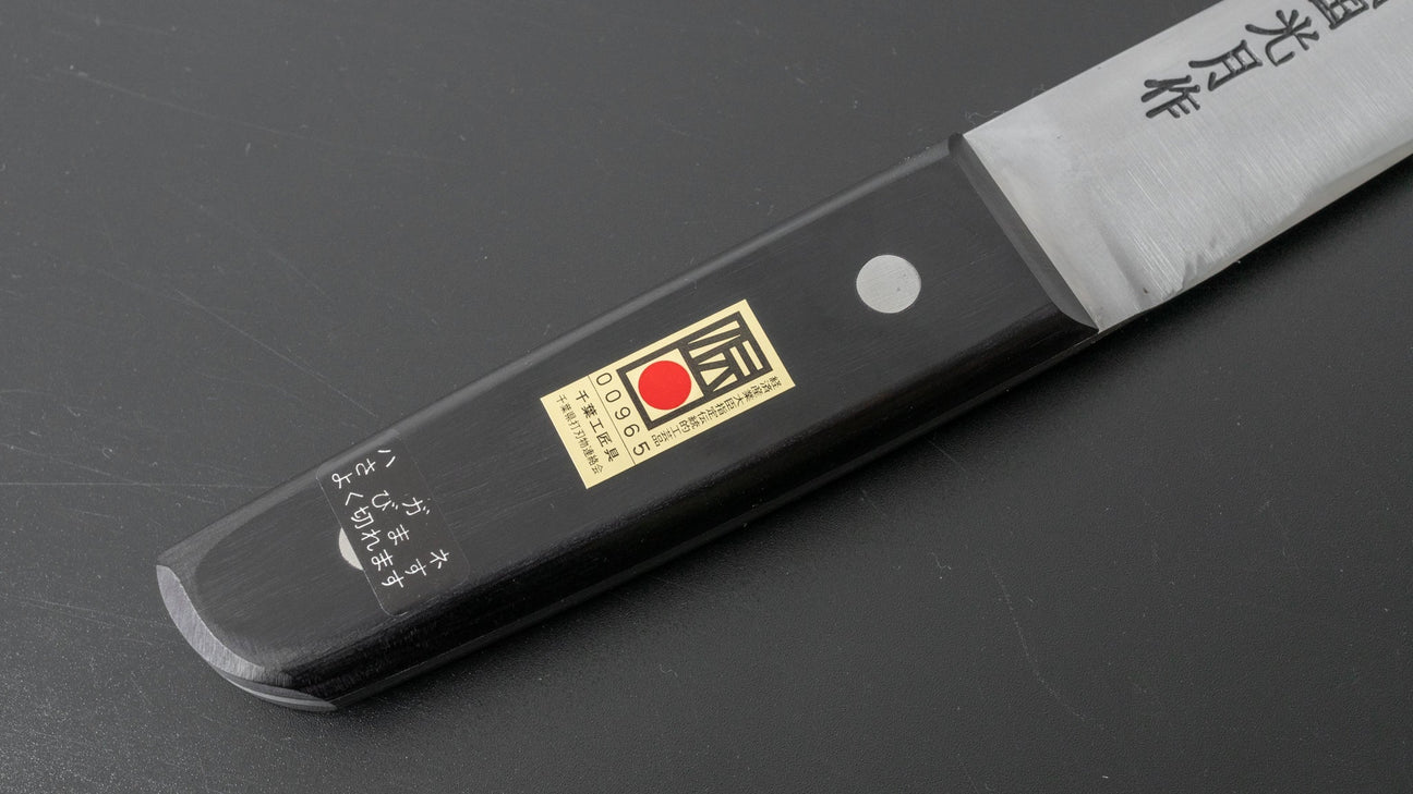 Kogetsu Carbon Honesuki Maru 150 mm Pakka-handgreep (geen bolster) 