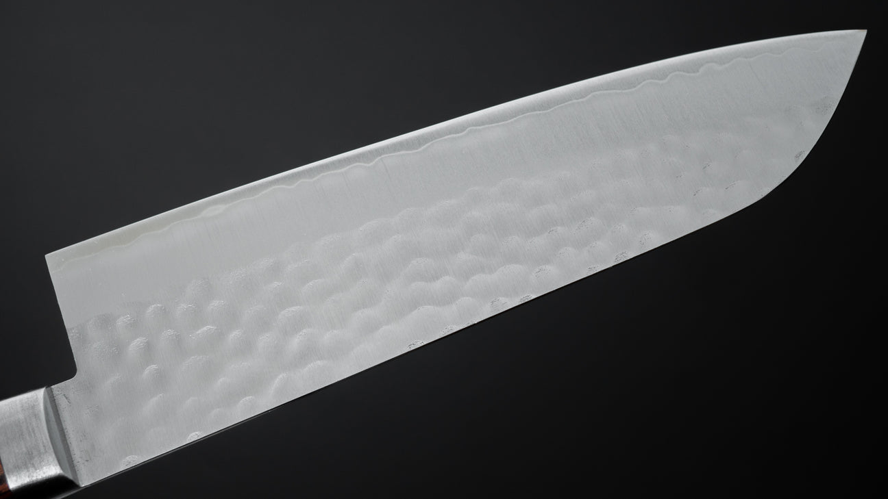 Hitohira NM Tsuchime 170mm Santoku  Imitation Mahogany Handle