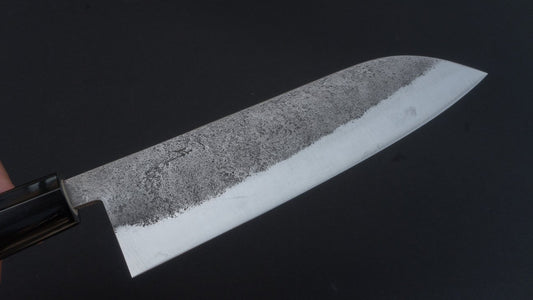 Hitohira NM Nashiji Santoku 165mm Ho Wood Handle