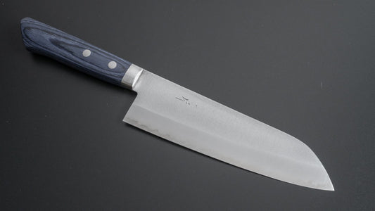 Hitohira NM Nashiji Santoku 170mm Pakka Handle