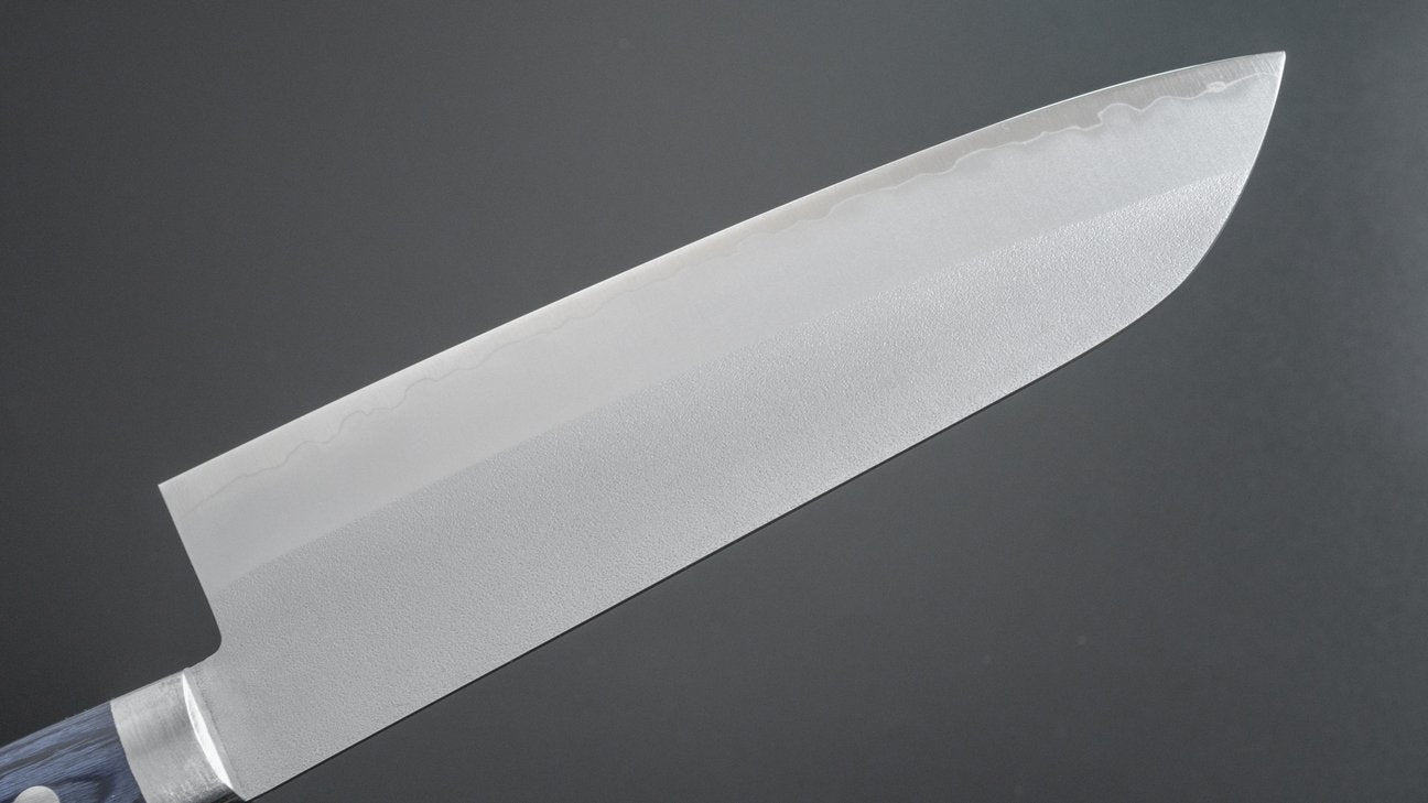 Hitohira NM Nashiji Santoku 170mm Pakka Handle