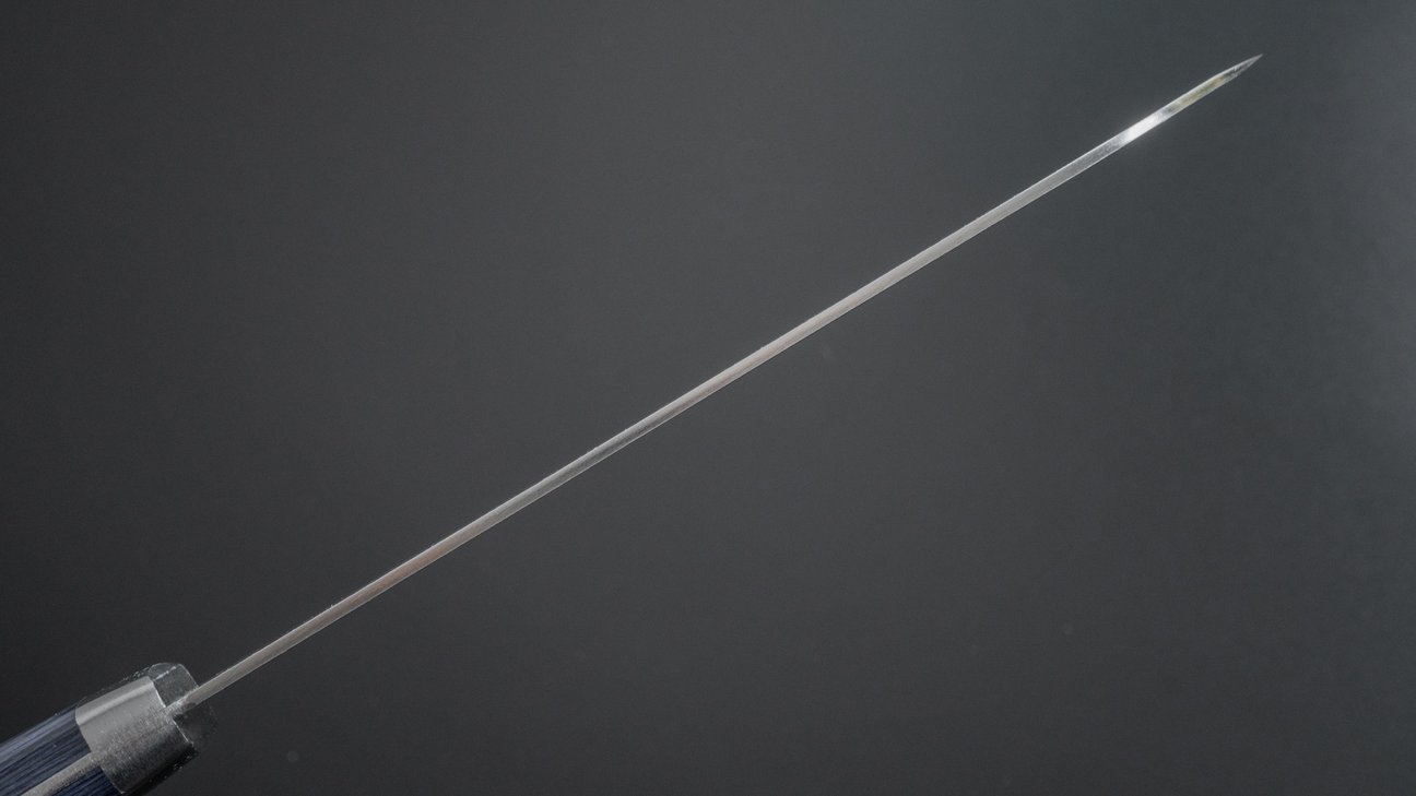 Hitohira NM Nashiji Santoku 170mm Pakka Handle