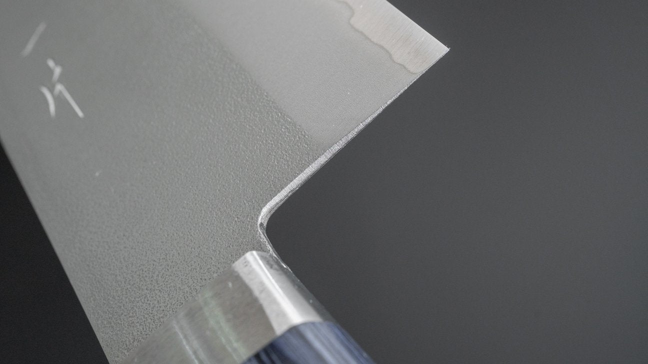 Hitohira NM Nashiji Santoku 170mm Pakka Handle