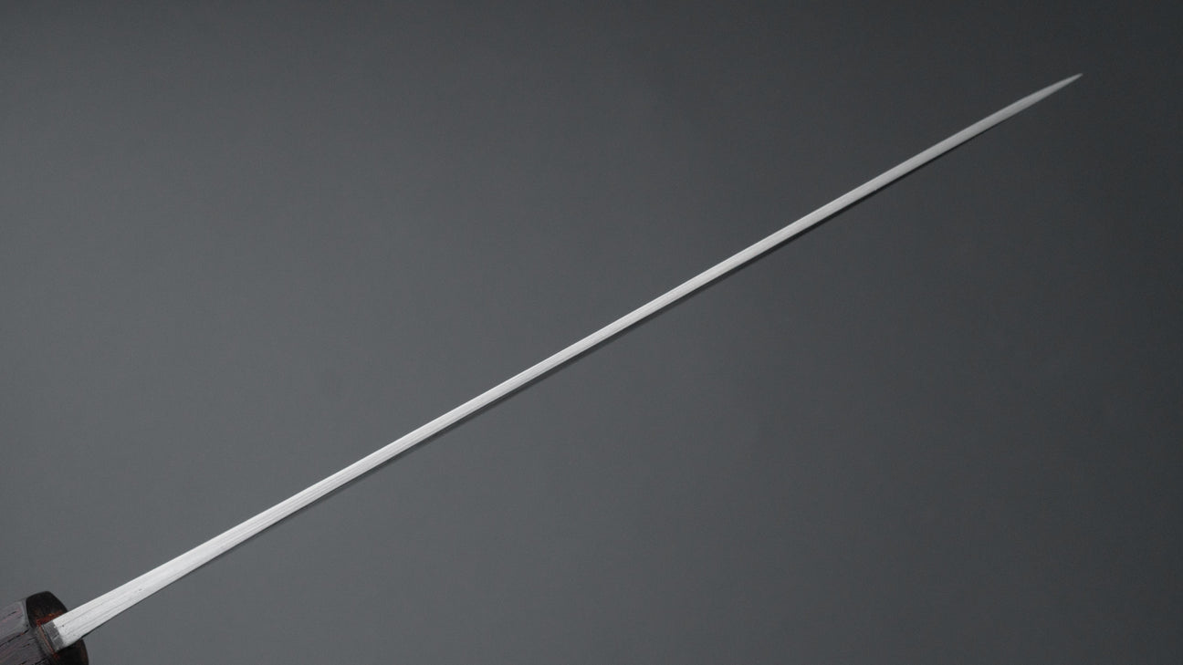 Hitohira TD Blue #2 Stainless Clad Kurouchi Gyuto 210mm Padauk Handle