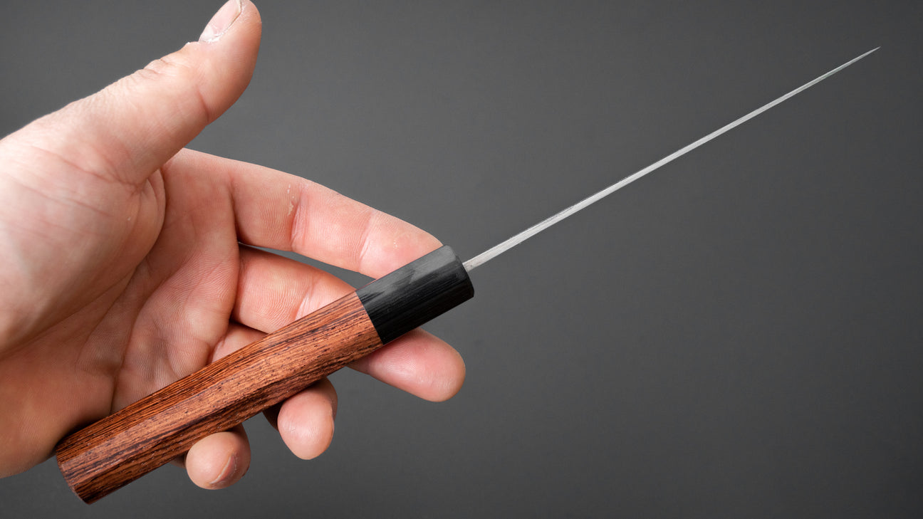 Hitohira Setsu Forged VG-10 Damascus Petty 140mm Jutan Handle