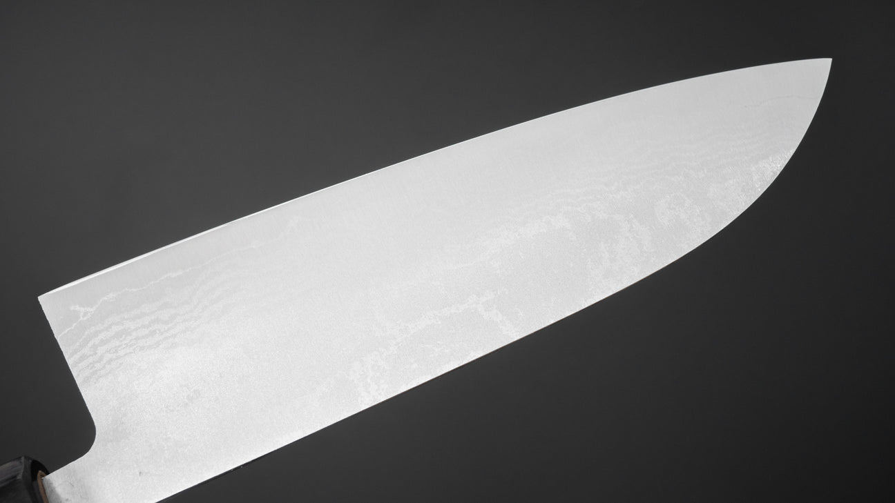 Hitohira Setsu gesmeed VG-10 Damascus Santoku 165 mm Jutan-handvat