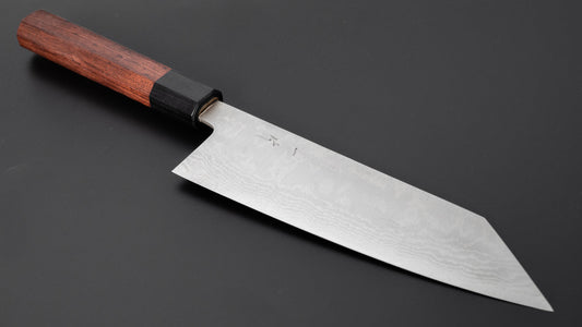 Hitohira Setsu Forged VG-10 Damascus Bunka 170mm Jutan Handle