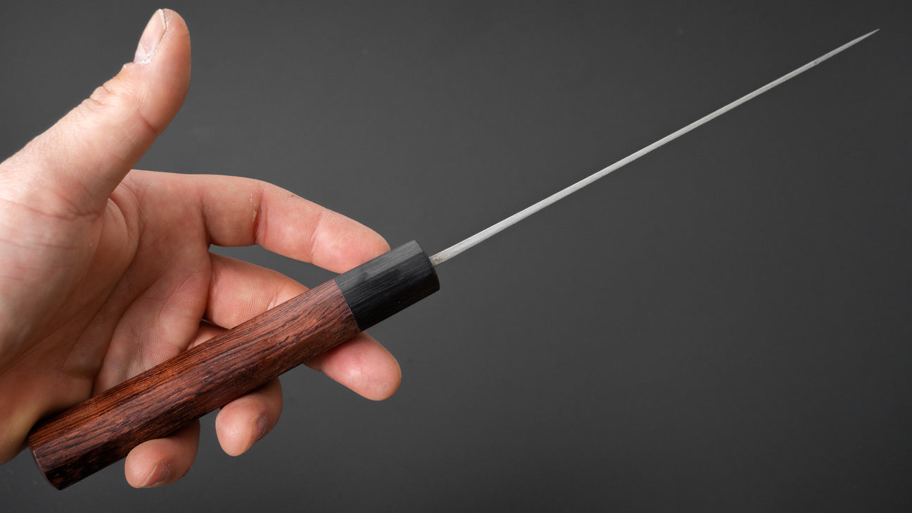 Hitohira Setsu Forged VG-10 Damascus Bunka 170mm Jutan Handle