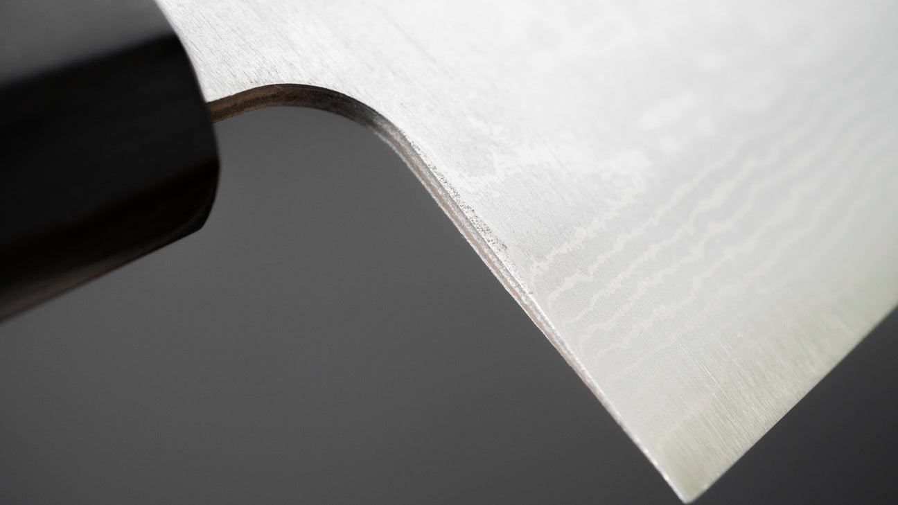 Hitohira Setsu Forged VG-10 Damascus Gyuto 210mm Jutan Handle