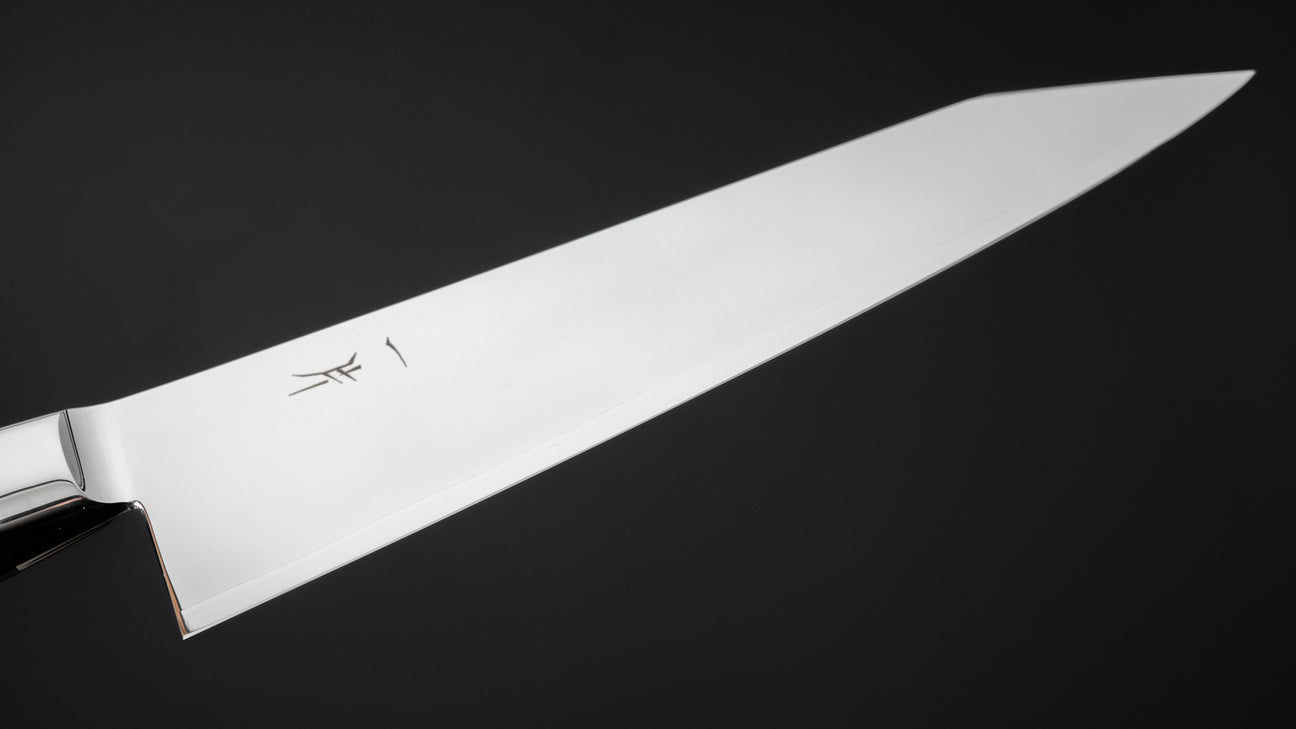 Hitohira FJ SG2 Kiritsuke Gyuto 210mm Linen Micarta Handle (Mirror Polished)