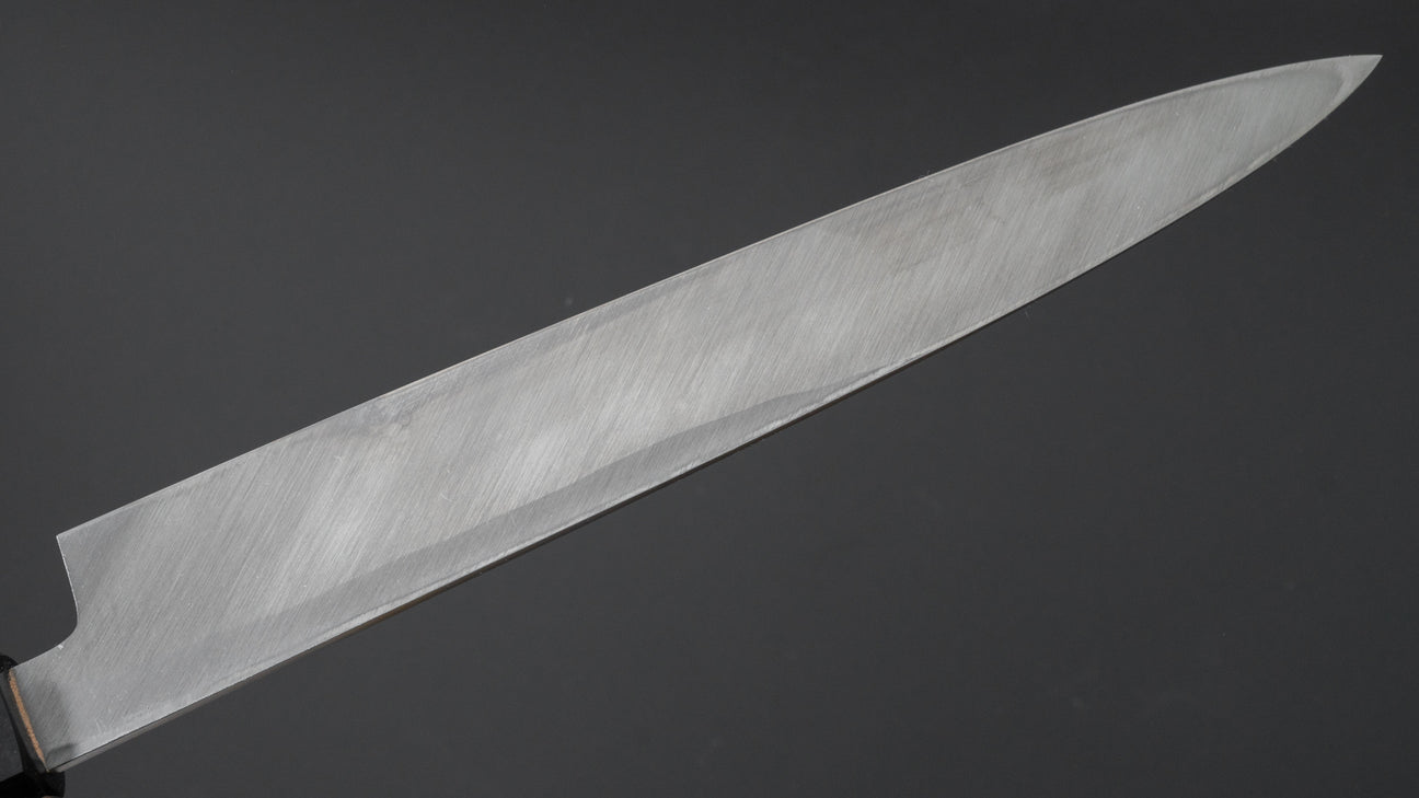 Hitohira Kikuchiyo Manzo Wit #3 Yanagiba 210 mm walnoot handvat (Saya)