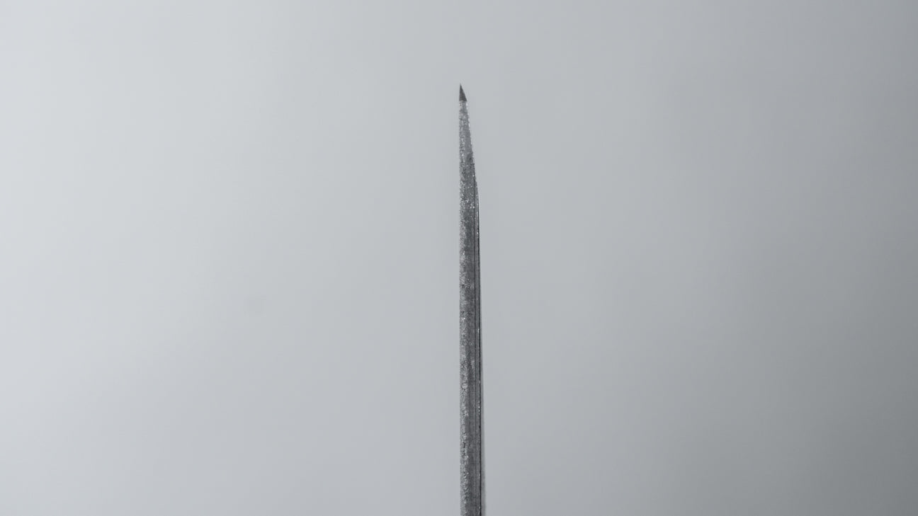 Higonokami Blue Steel Kiridashi Folding Knife Large Brass Handle