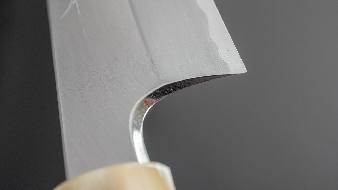 Hitohira Togashi Wit #1 Roestvrij bekleed Sujihiki 270 mm Taihei ebbenhouten handvat