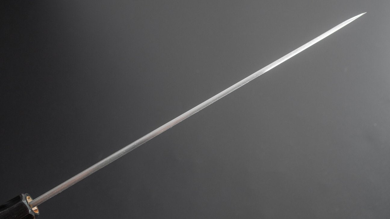 Hitohira Kikuchiyo Manzo White #3 Left-Handed Yanagiba 240mm Ho Wood Handle