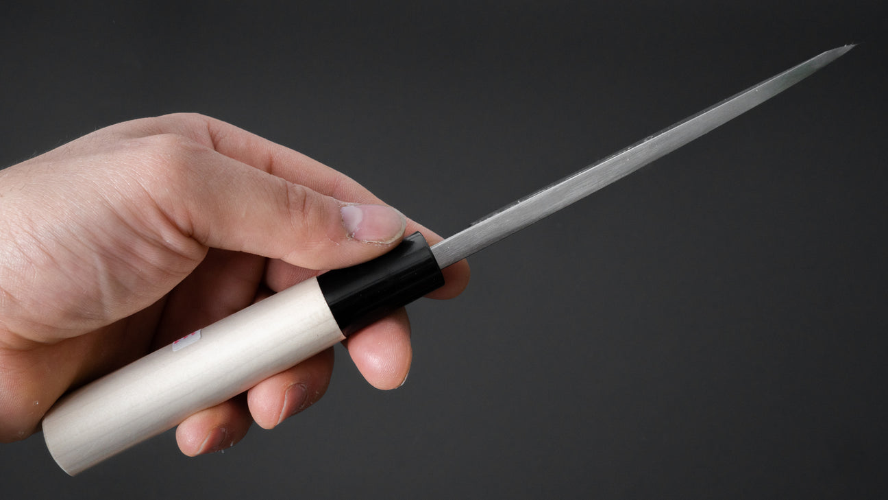 Morihei Yoshitomo Left-Handed Deba 120mm Poplar Handle