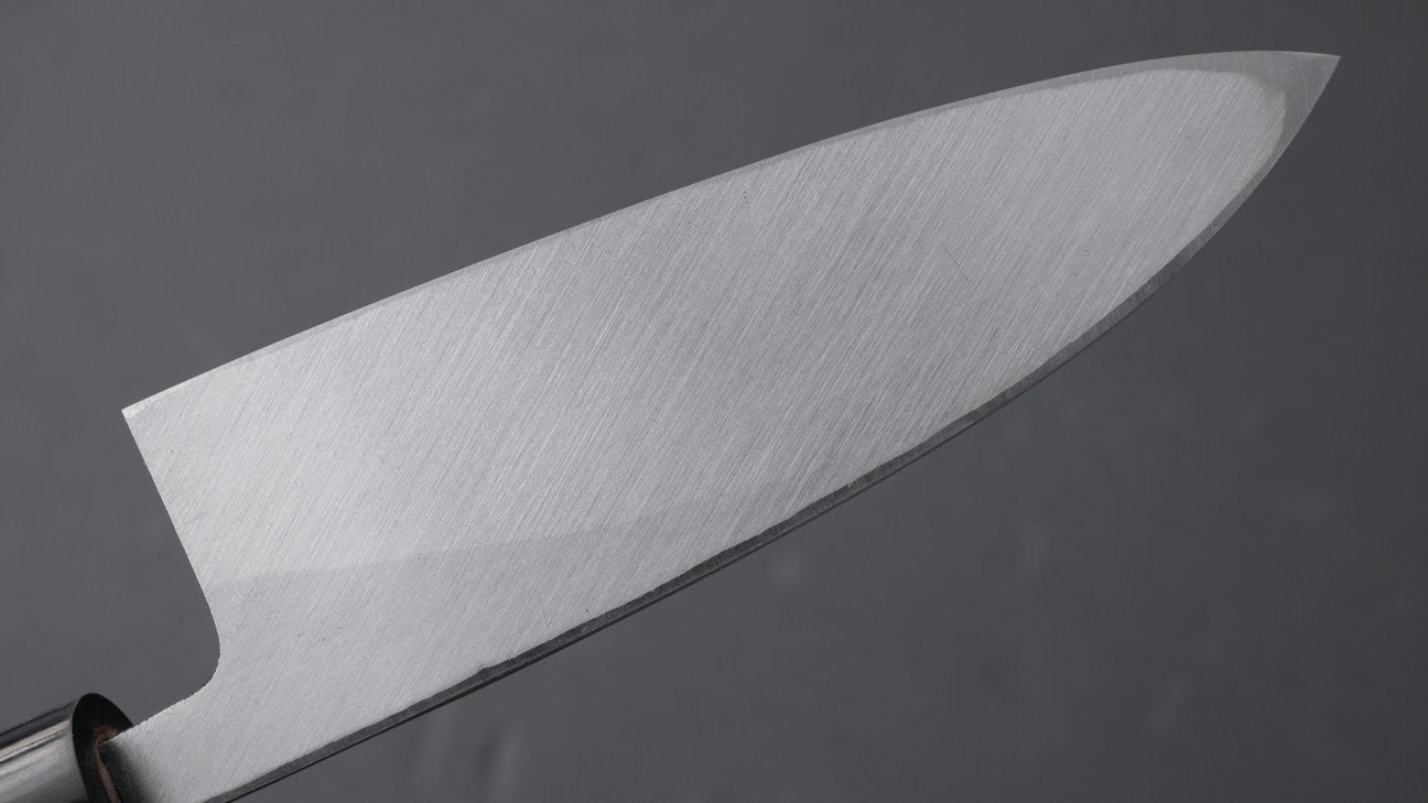 Morihei Hisamoto Vintage White Steel Deba 120mm Ho Wood Handle