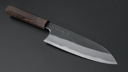 Hitohira Togashi White #2 Kurouchi Santoku Tagayasan Handle