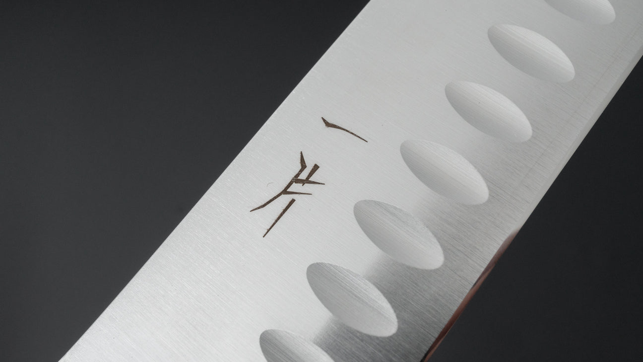 Hitohira FJ VG-1 Sujihiki 270mm Pakka Handle (Granton/Dimpled Edge)