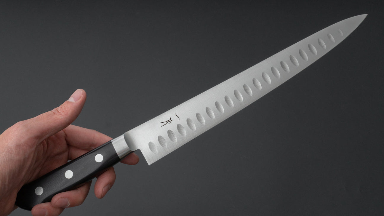 Hitohira FJ VG-1 Sujihiki 240mm Pakka Handle (Dimple)