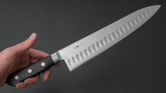 Hitohira FJ VG-1 Gyuto 240mm Pakka Handle (Dimple)