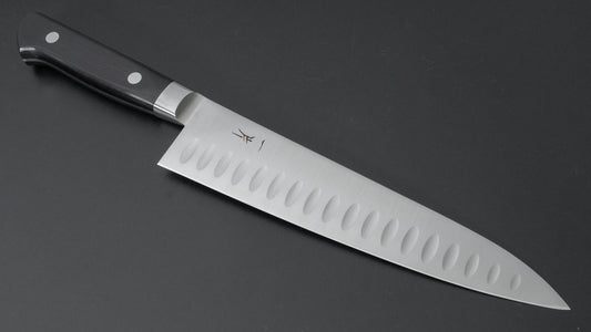 Hitohira FJ VG-1 Gyuto 210mm Pakka Handle (Dimpled edge)