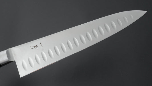 Hitohira FJ VG-1 Gyuto 210mm Pakka Handle (Dimpled edge)