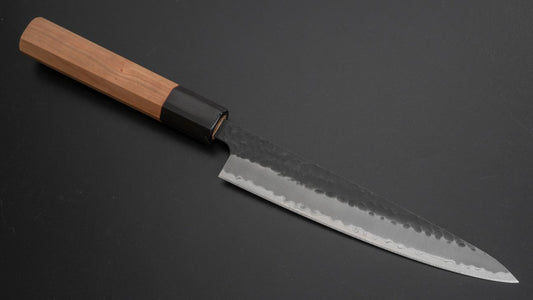 Hitohira Futana SB Kuro Tsuchime Petty 150 mm kersenhouten handvat