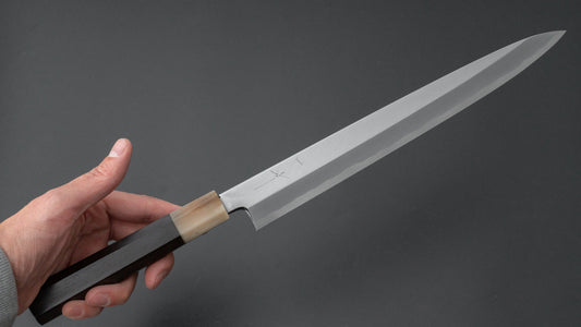 Hitohira Tanaka Mosuke Blue #1 Yanagiba 270mm Ebony Handle (Saya)